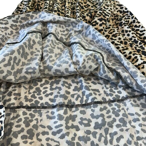 Something Navy Animal Print Cut Out Long Sleeve maxi Dress, XS - Picture 10 of 11
